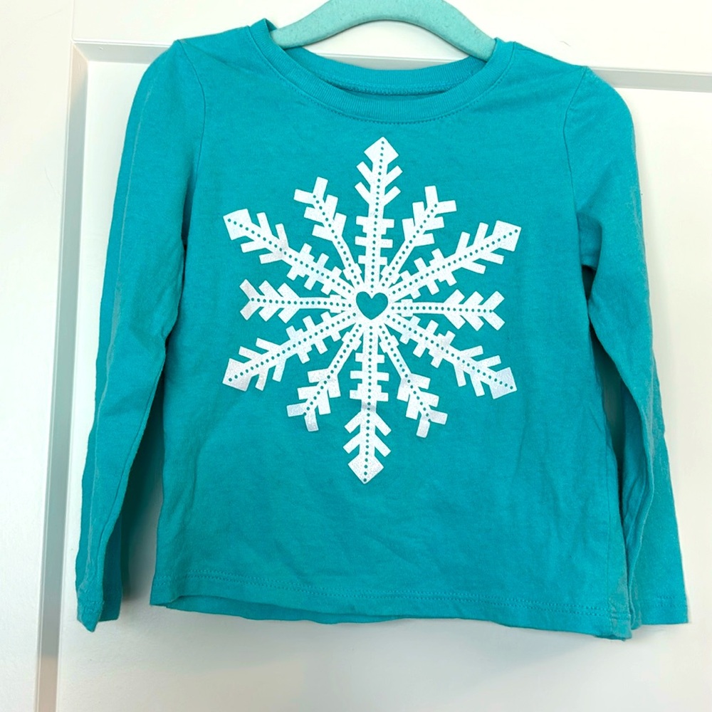 CHILDRENS PLACE 2T SNOWFLAKE SHIRT